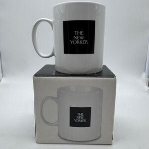 The New Yorker Mug Skeleton Graveyard Cartoon Art Coffee Cup